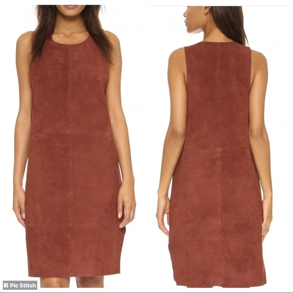 Veda | Suede Shift Dress